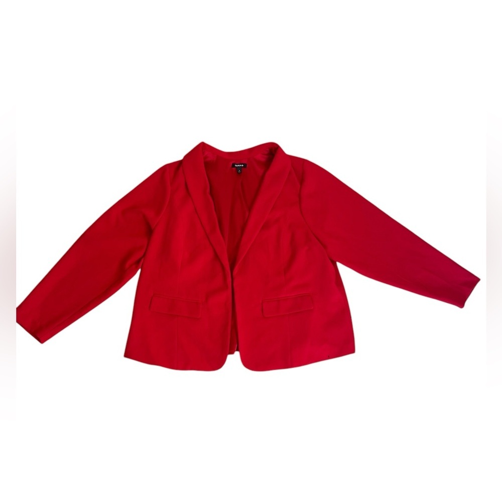 Torrid Open Front Blazer Jester Red - Size 4x - image 2